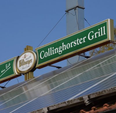 Schild vom Collinghorster Grill